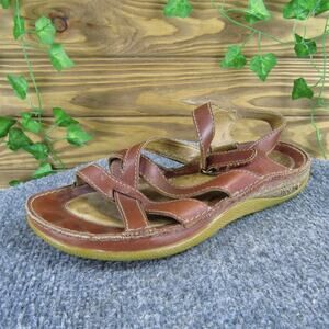 Rogue‎ Women's Strappy Brown Leather Sz 8 Medium Used 2025